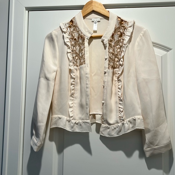 Fleur Du Mal Silk Star button front blouse - Picture 5 of 5